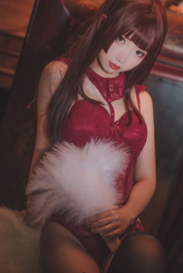 Coser面饼仙儿 NO.014 脑内美女 红色束衣 [22P-211MB]